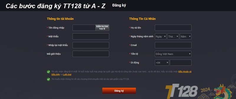 Các bước đăng ký TT128 từ A - Z