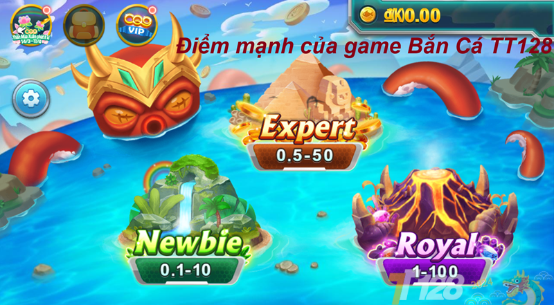 Điểm mạnh của game Bắn Cá TT128